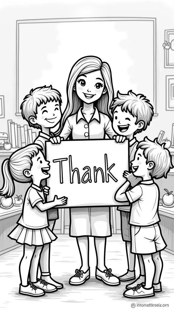 thank you teacher appreciation coloring pages